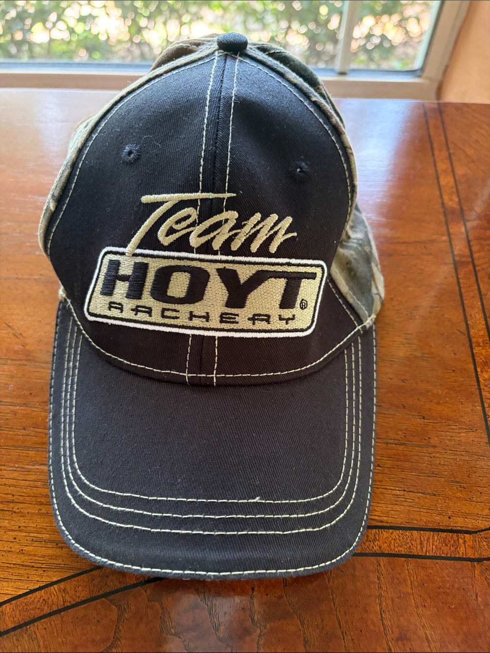 Team Archery Black and Camo Baseball Cap